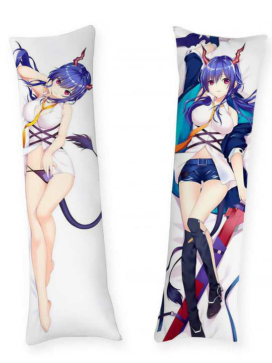 Ch'en allongée sur le côté dakimakura