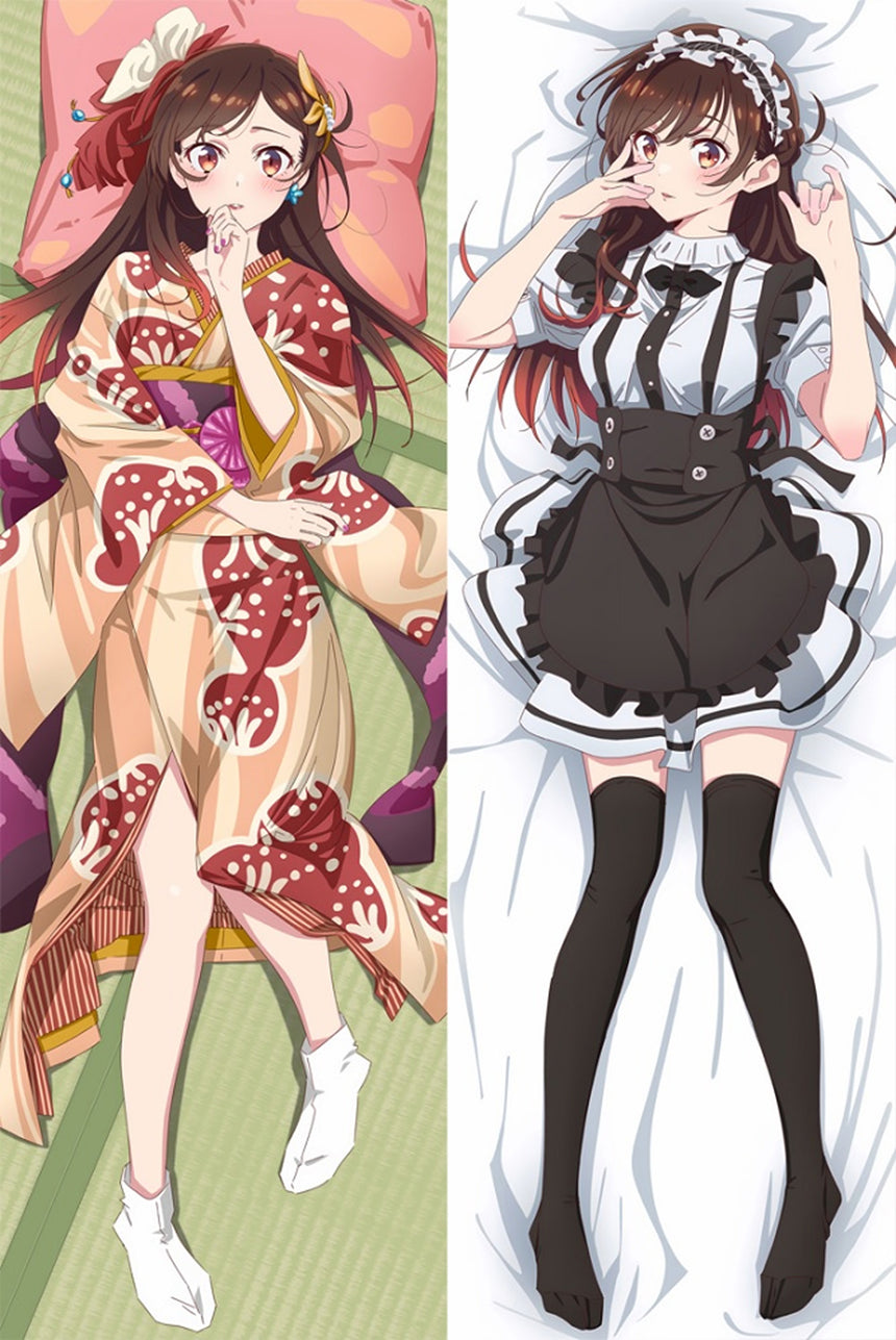Chizuru Mizuhara Kimono et soubrette dakimakura