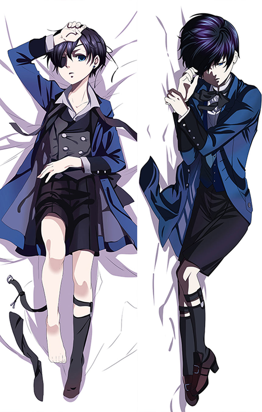 Ciel Phantomhive manteau bleu dakimakura