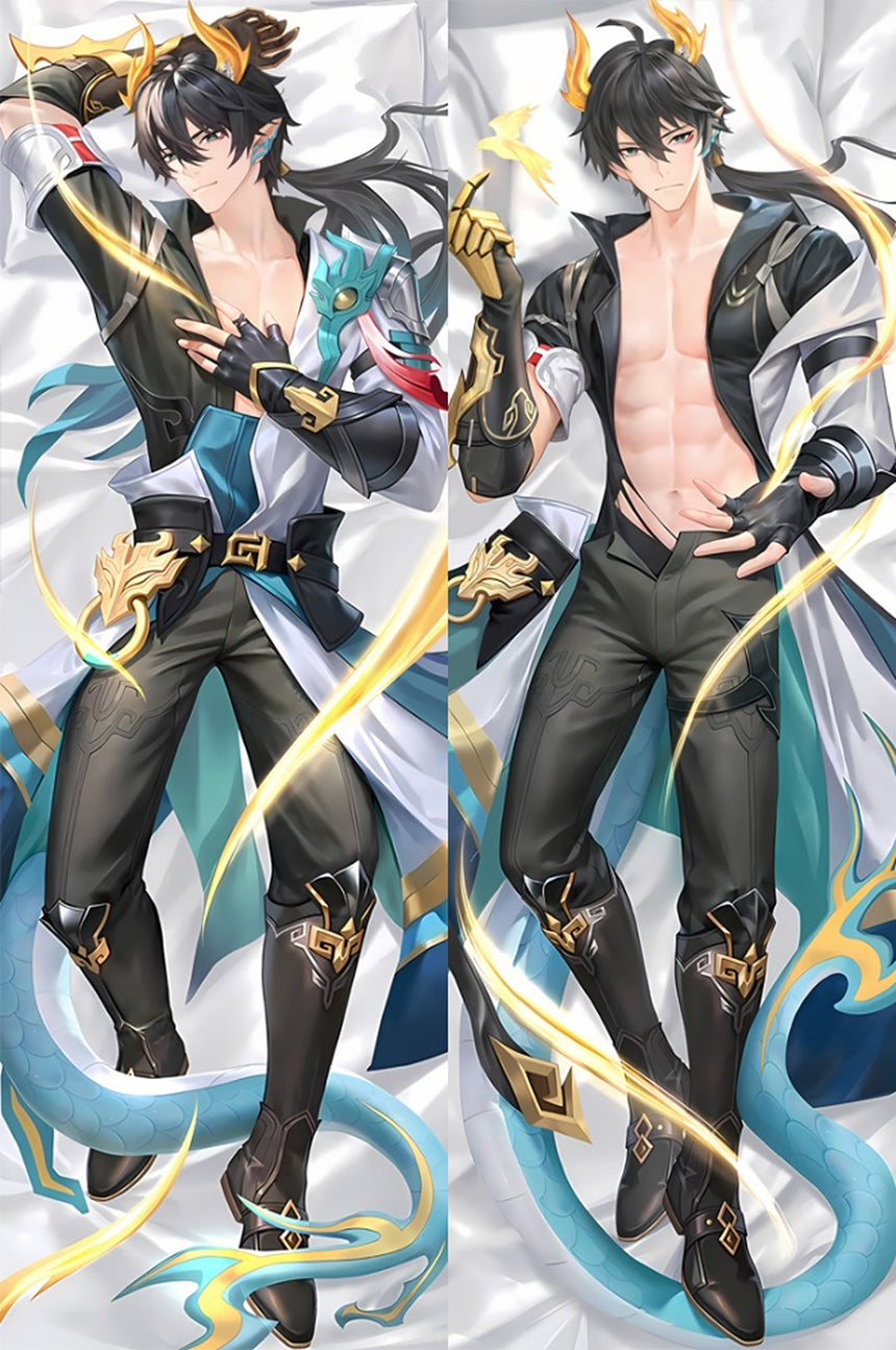 Dan Heng au dragon doré dakimakura