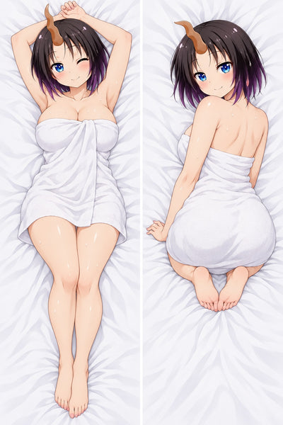 Elma sortie du bain en serviette dakimakura
