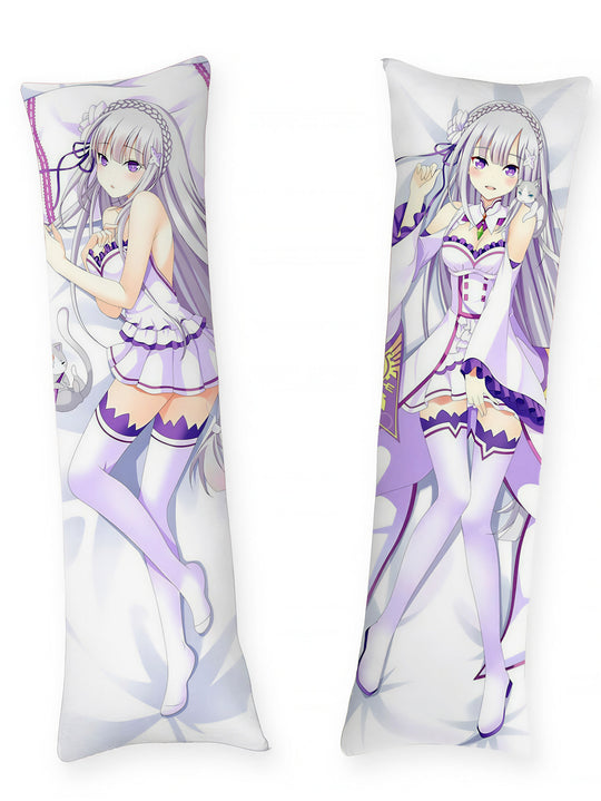 Emilia et Pakku dakimakura