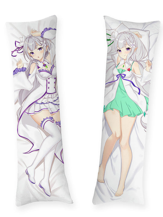 Emilia couronne de fleurs dakimakura