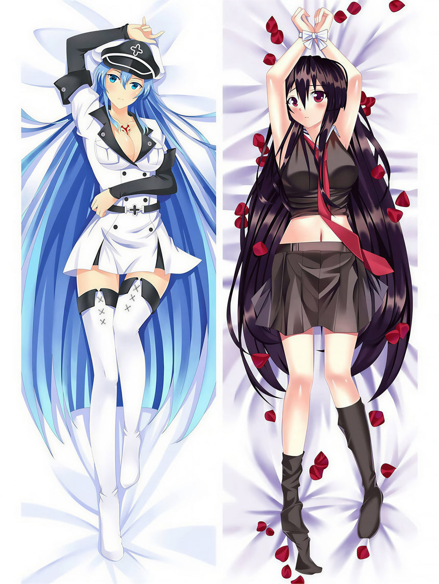 Esdeath et Akame dakimakura