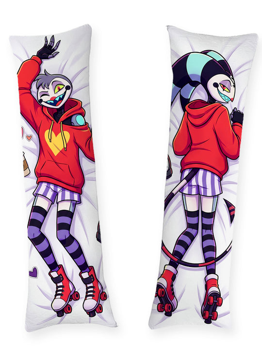 Fizzarolli sweat à capuche épaules dénudées roller disco dakimakura