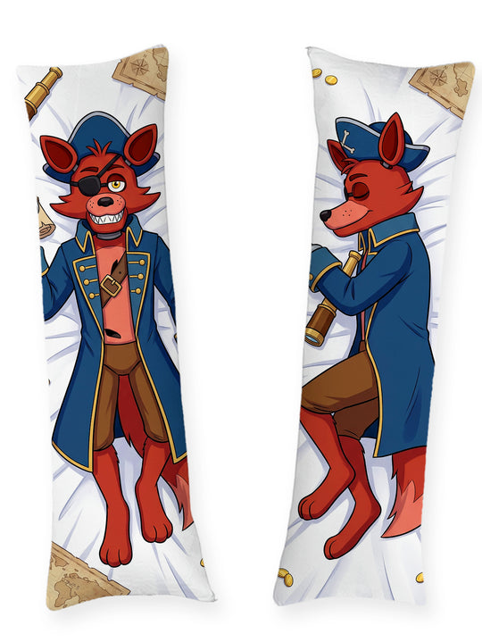 Foxy capitaine en redingote bleue dakimakura