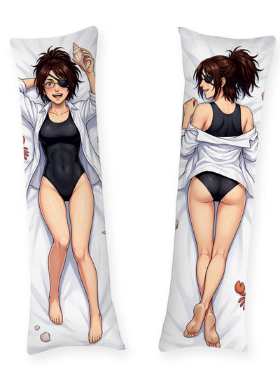 Hange Zoe maillot de bain au bord de mer dakimakura