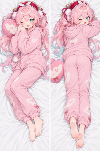 Hyacine sweat à capuche rose dakimakura
