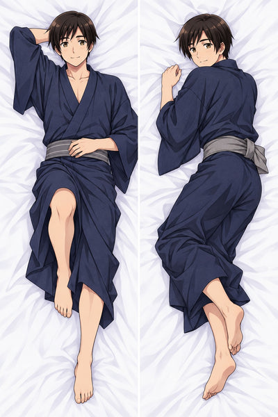 Japan yukata bleu marine dakimakura