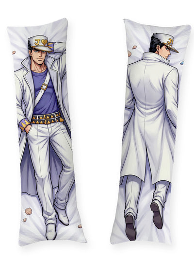 Jotaro Kujo manteau blanc Morioh dakimakura
