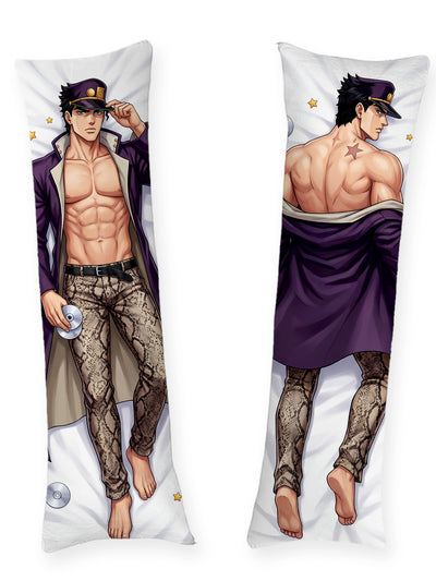 Jotaro Kujo manteau ouvert étoilé dakimakura