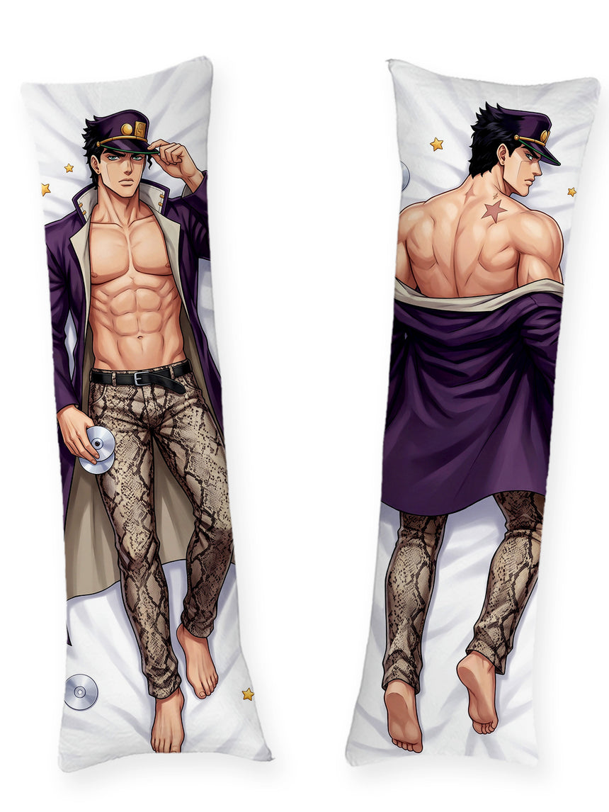 Jotaro Kujo pardessus ouvert étoilé dakimakura