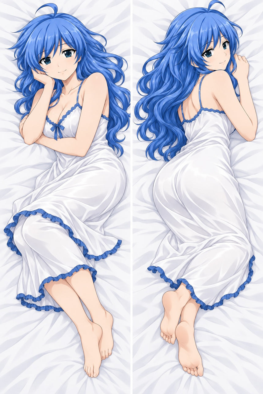 Juvia Lockser White Nightgown Body Pillow