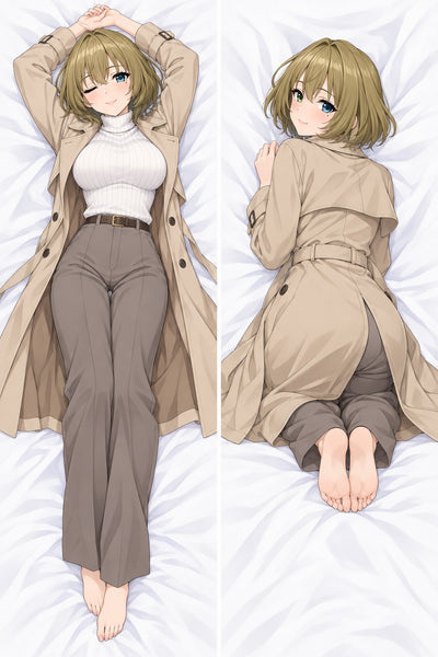 Kaede Takagaki trench-coat dakimakura