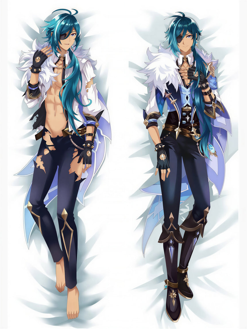 Kaeya uniforme déchiré dakimakura