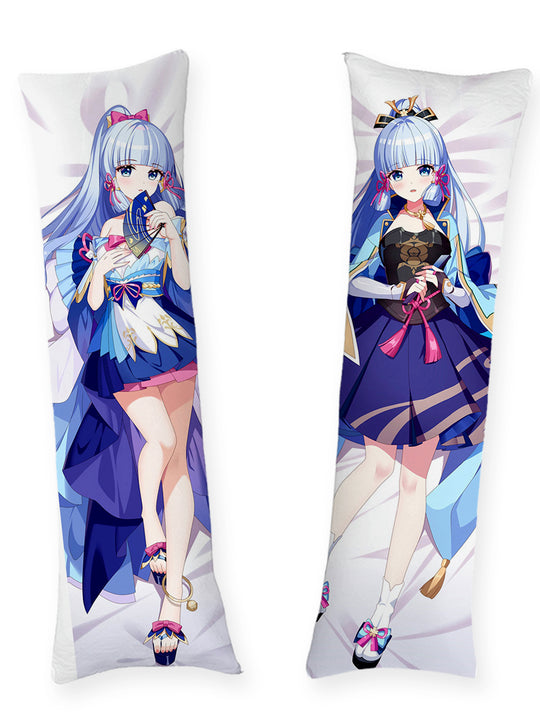 Kamisato Ayaka kimono bleu dakimakura