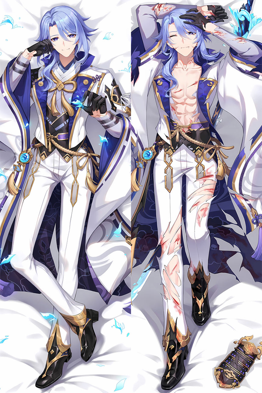 Kamisato Ayato marqué par le combat dakimakura