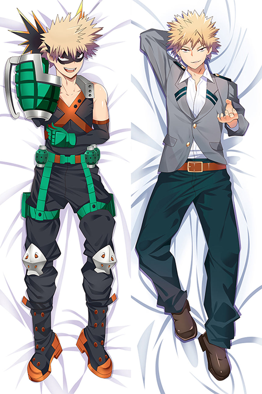 Katsuki Bakugo en blazer de UA dakimakura