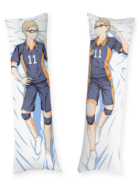 Kei Tsukishima maillot de Karasuno dakimakura
