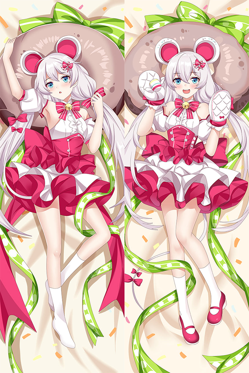 Kiana Kaslana robe rose à rubans dakimakura