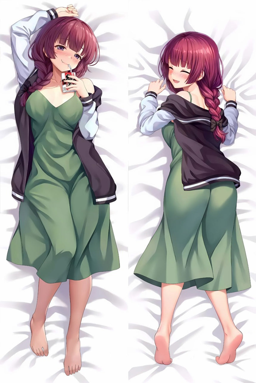 Kikuri Hiroi robe verte dakimakura