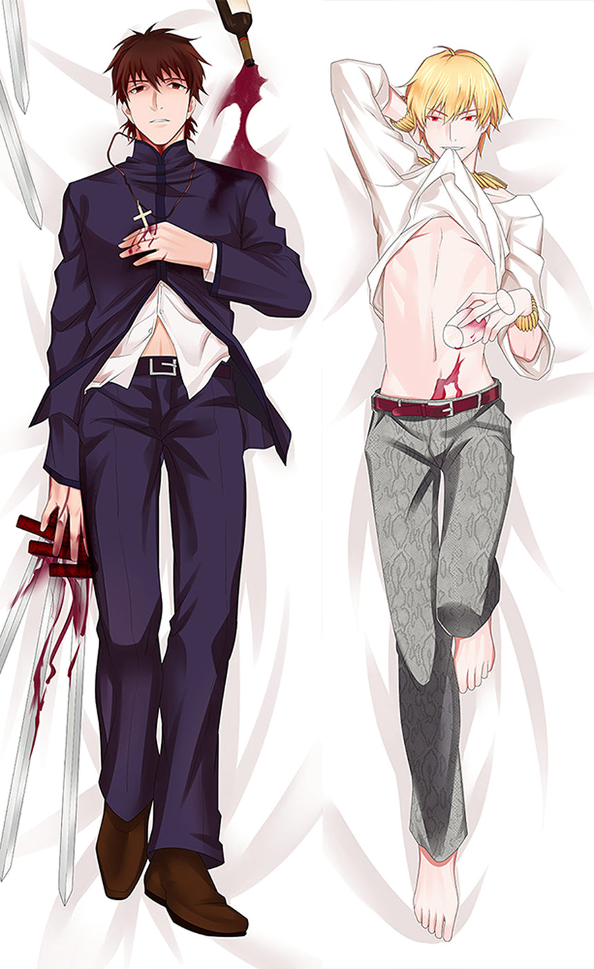 Kirei et Gilgamesh dakimakura