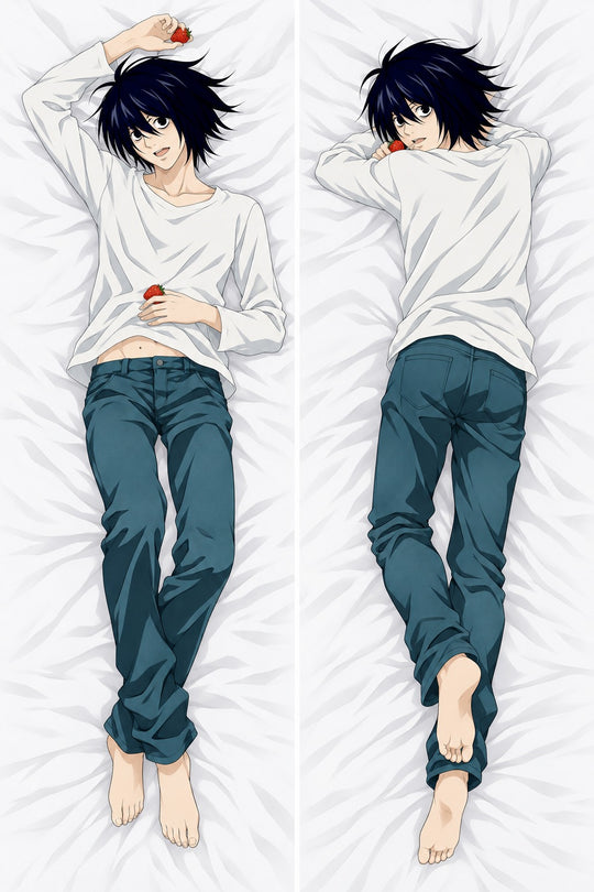 L Lawliet Strawberry Body Pillow
