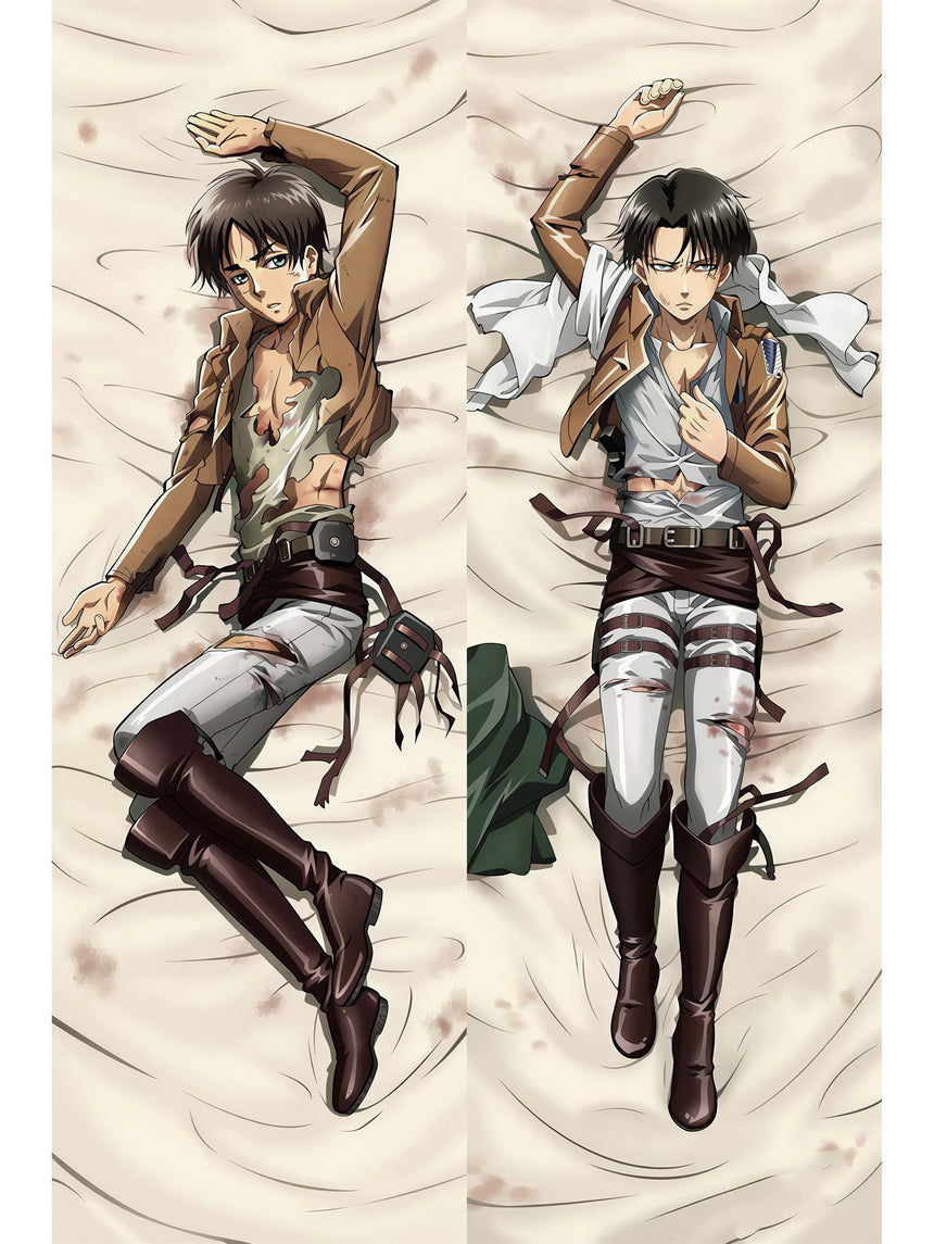 Levi et Eren après la bataille dakimakura