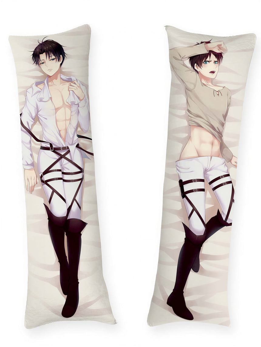 Levi et Eren taquins dakimakura