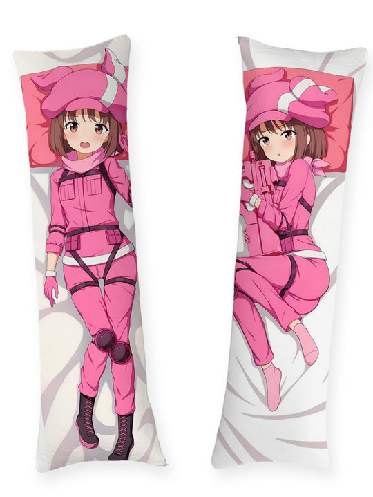 Llenn tenue de combat rose dakimakura