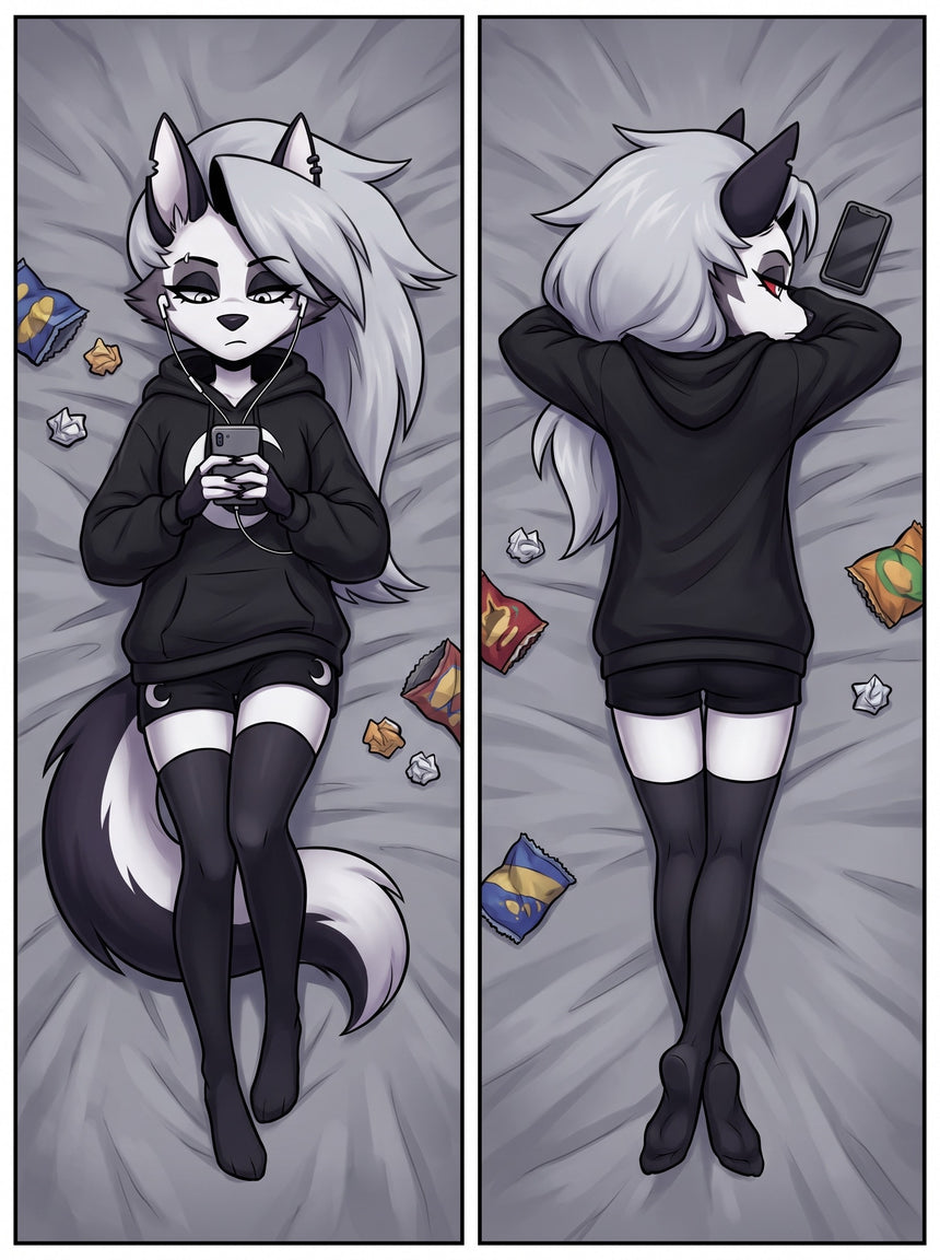 Loona sweat à capuche oversize dakimakura