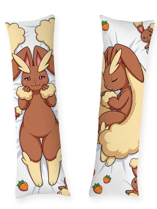 Lopunny sieste sous une couverture douillette dakimakura