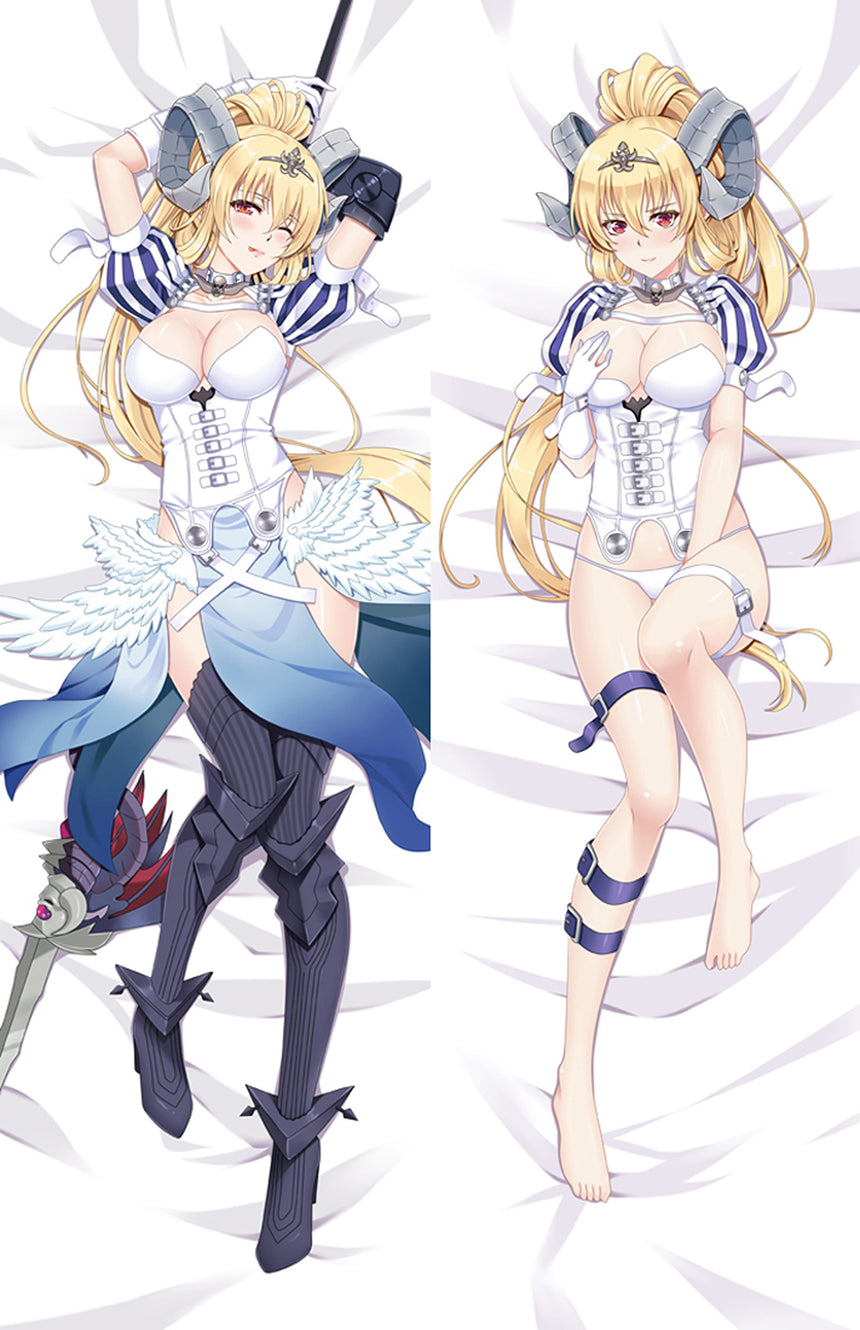Lucifer corset blanc dakimakura