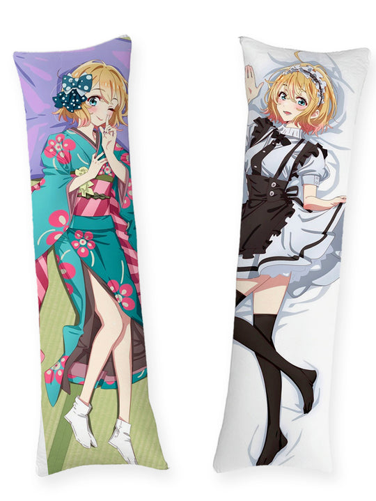 Mami Nanami kimono bleu canard dakimakura