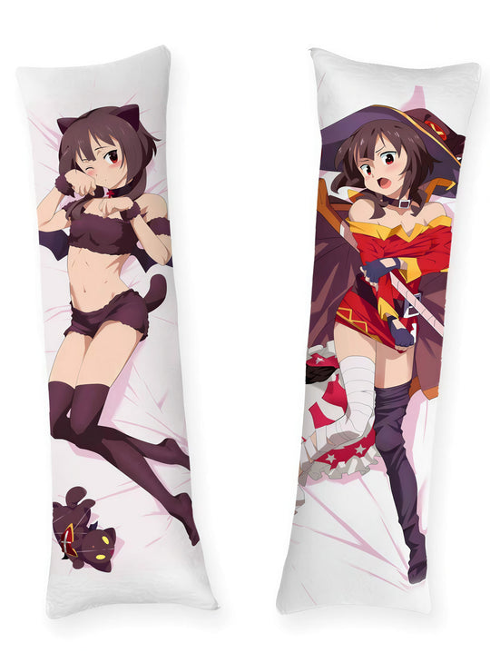 Megumin fougueuse en chat dakimakura