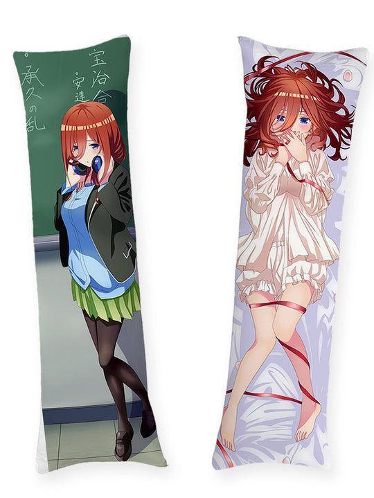 Miku Nakano uniforme scolaire dakimakura
