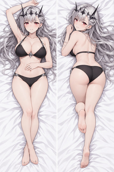 Modernia bikini noir dakimakura