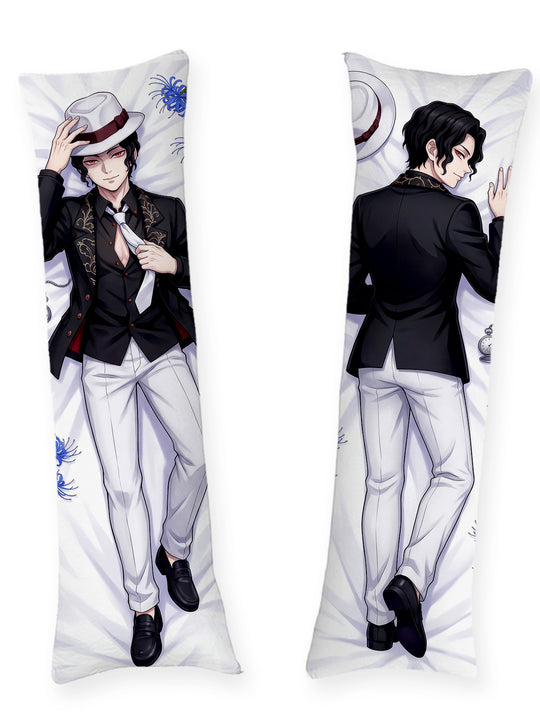 Muzan Asakusa costume blanc et fedora dakimakura