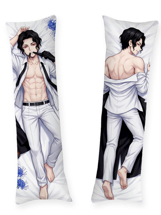 Muzan costume blanc cravate desserrée dakimakura