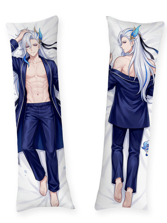Neuvillette robe de chambre en soie nuit pluvieuse dakimakura