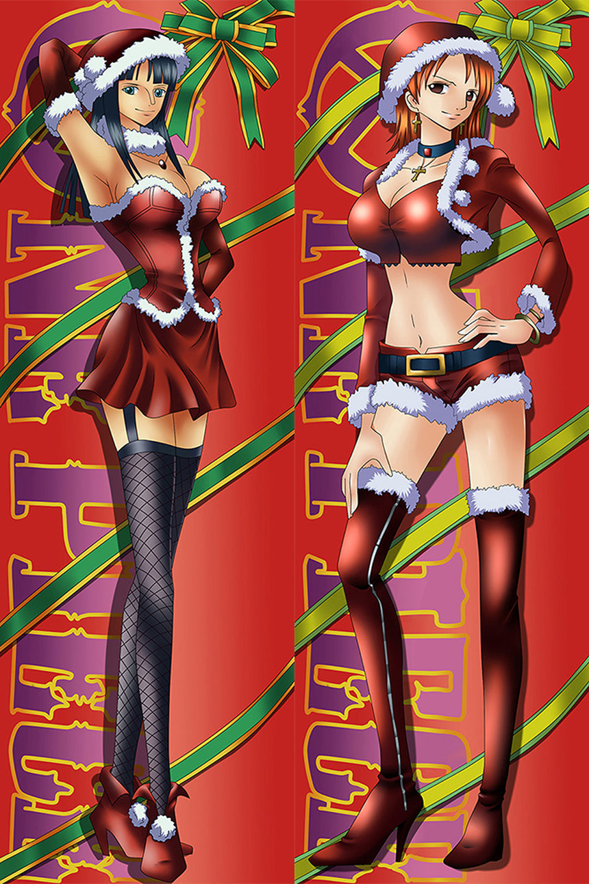 Nami et Nico Robin à Noël dakimakura