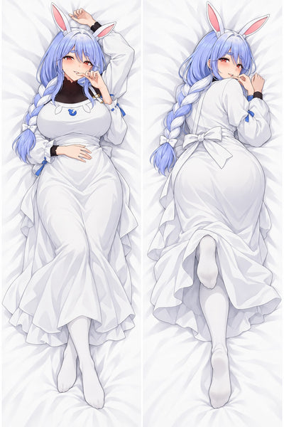 Pekora's Mom robe tablier blanche dakimakura
