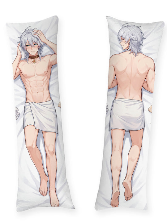 Phainon serviette de bain et cheveux mouillés dakimakura
