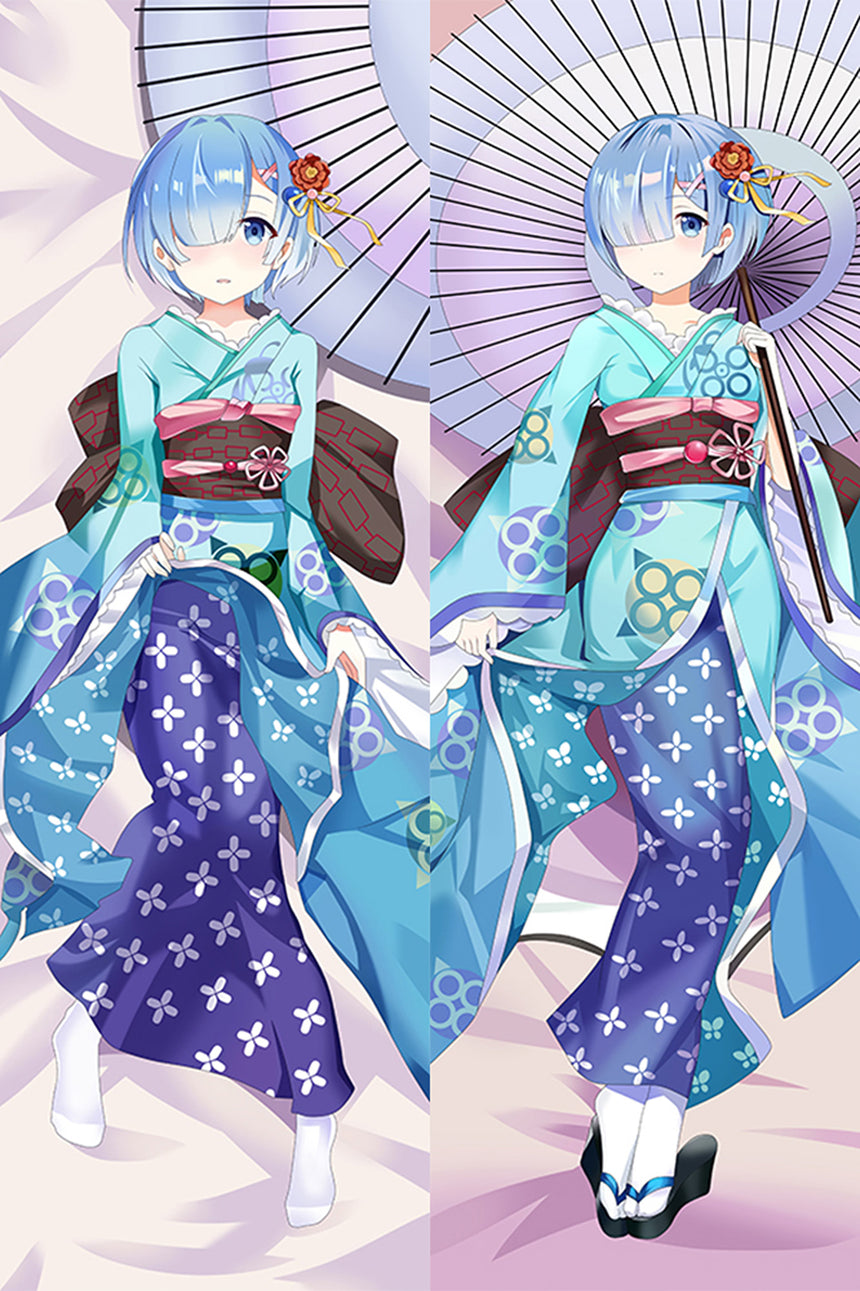 Rem Kimono et ombrelle dakimakura