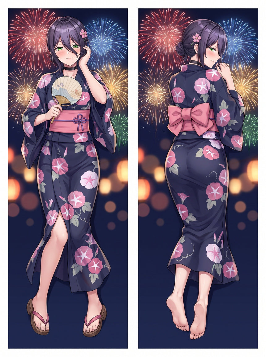 Reze yukata feux d'artifice dakimakura