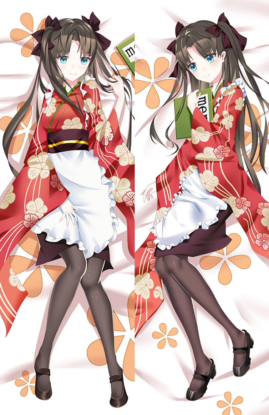 Rin Tohsaka Kimono rouge dakimakura
