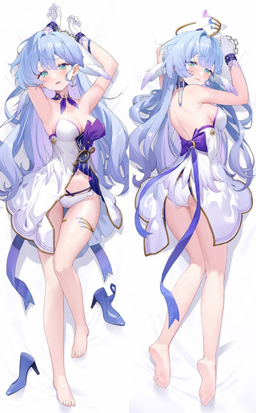 Robin robe blanche à plumes dakimakura