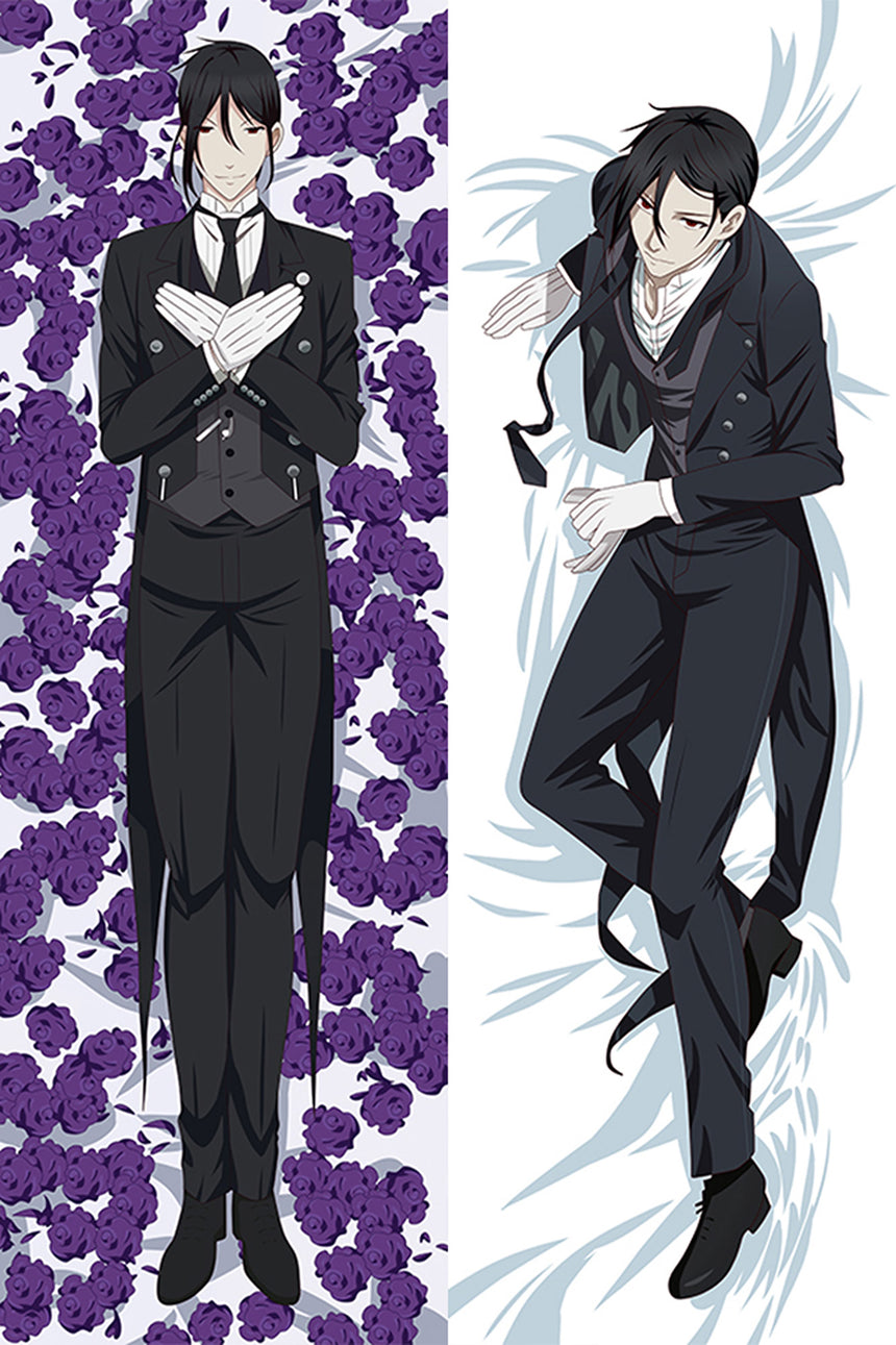 Sebastian Michaelis en costume de majordome dakimakura