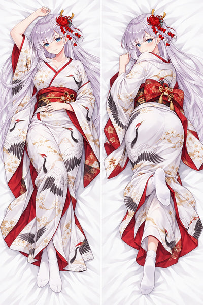 Shoukaku kimono à grues dakimakura