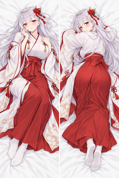 Shoukaku tenue de sanctuaire dakimakura